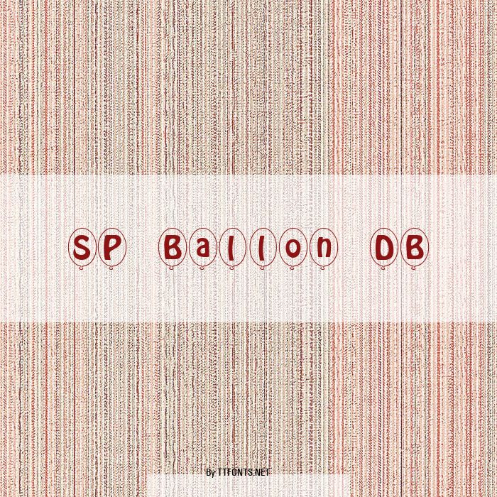 SP Ballon DB example